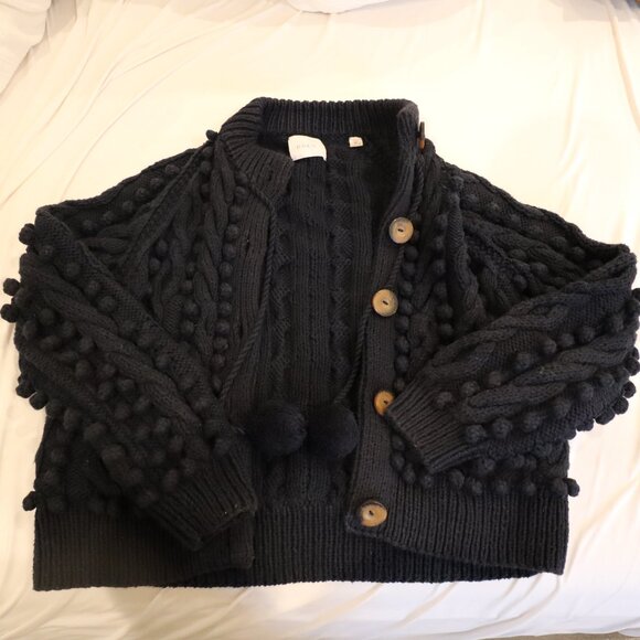 DOEN - XS/S Navy Pomme Cardigan - Picture 3 of 9